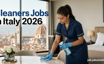Cleaners Jobs in Italy 2026 offer employment opportunities in hotels, healthcare facilities, offices, and commercial buildings across the country.